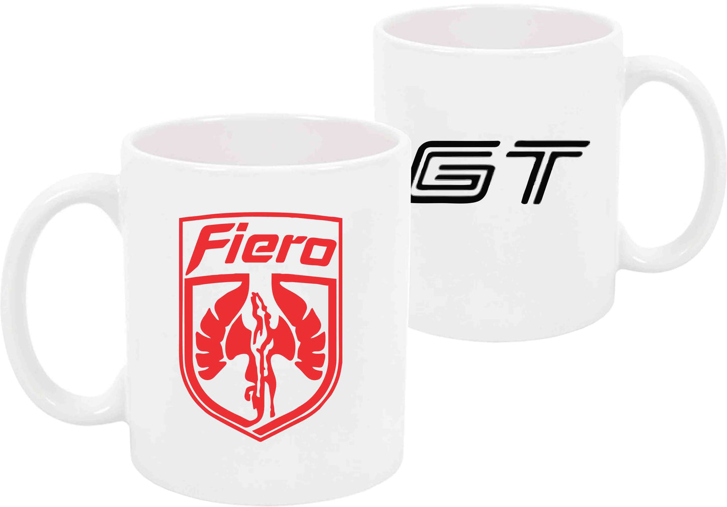 Pontiac, Fiero, GT, Ceramic, 11oz, 15oz, Coffee Mug