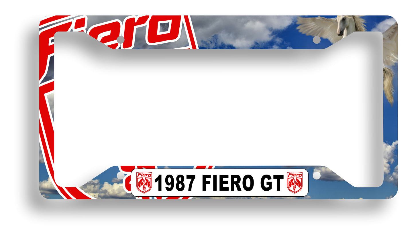 Pontiac Fiero Custom Personalized License Plate Frame Signs