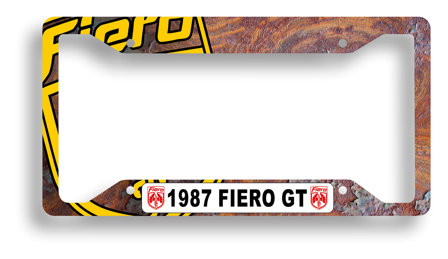 Pontiac Fiero Custom Personalized License Plate Frame Signs