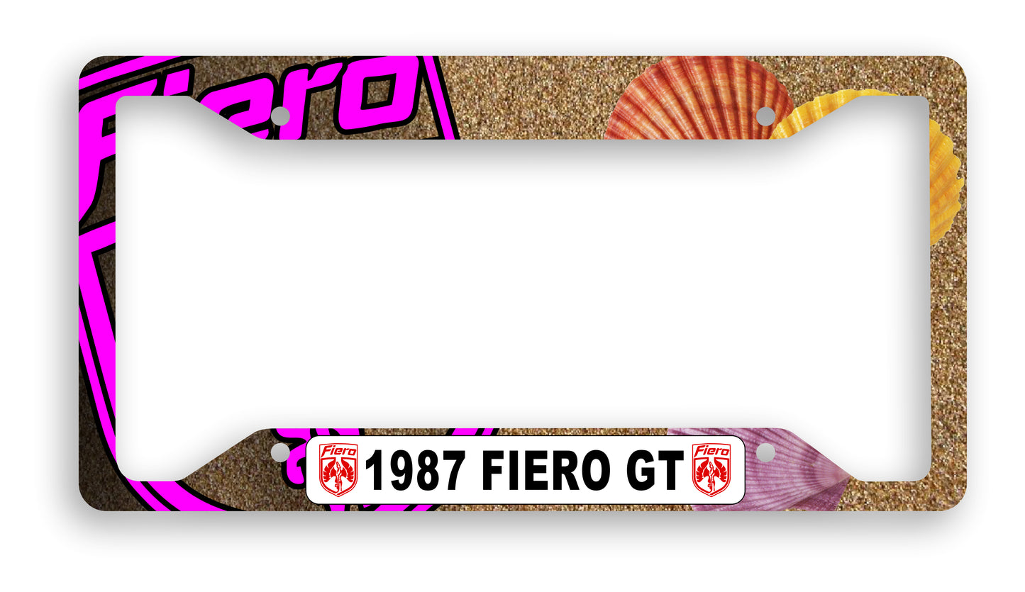 Pontiac Fiero Custom Personalized License Plate Frame Signs