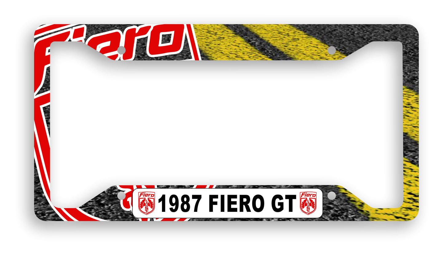 Pontiac Fiero Custom Personalized License Plate Frame Signs