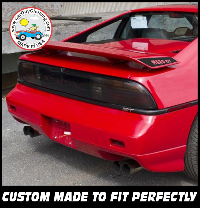 Pontiac Fiero GT Spoiler Wing Decals