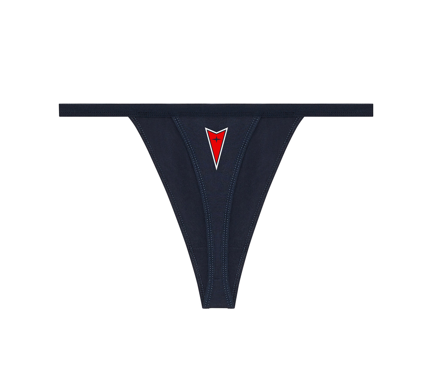 Pontiac, Trans Am, Firebird, Women's Underwear, Black, Cotton, Basic Panties, String Thong, For Her