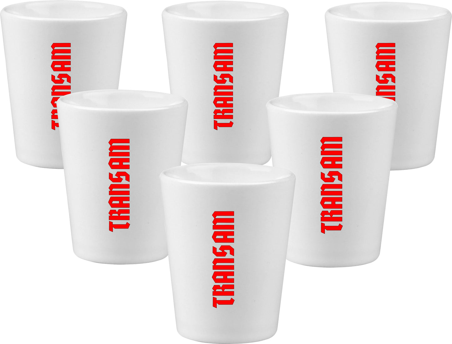 Pontiac Trans Am Firebird Shot Glasses 6x Collection