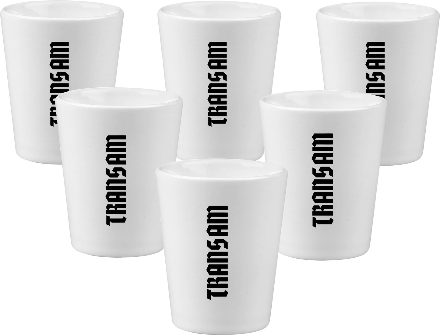 Pontiac Trans Am Firebird Shot Glasses 6x Collection