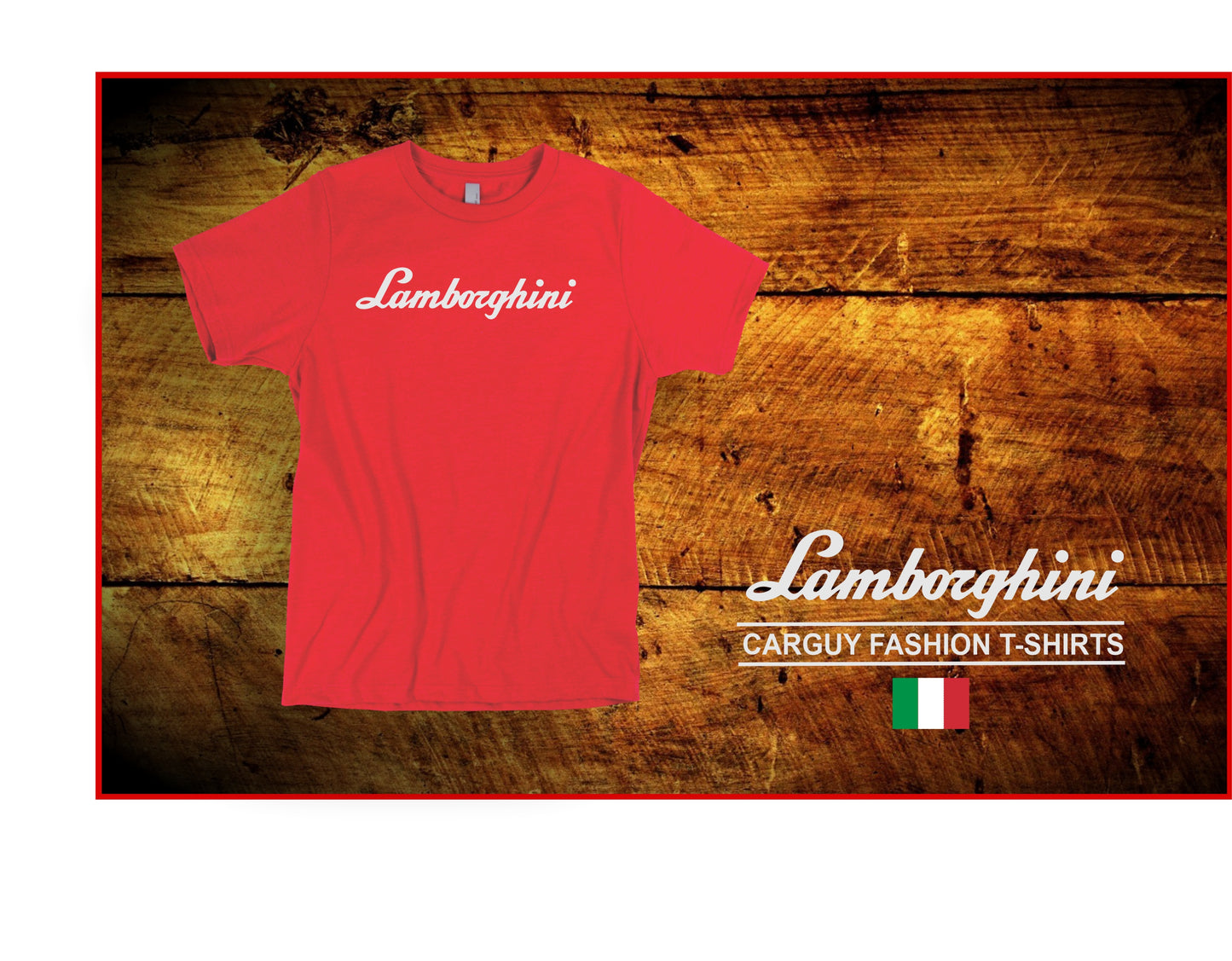 Lamborghini Short Sleeve Cotton T-Shirt