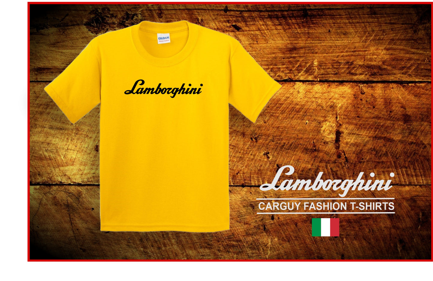 Lamborghini Short Sleeve Cotton T-Shirt