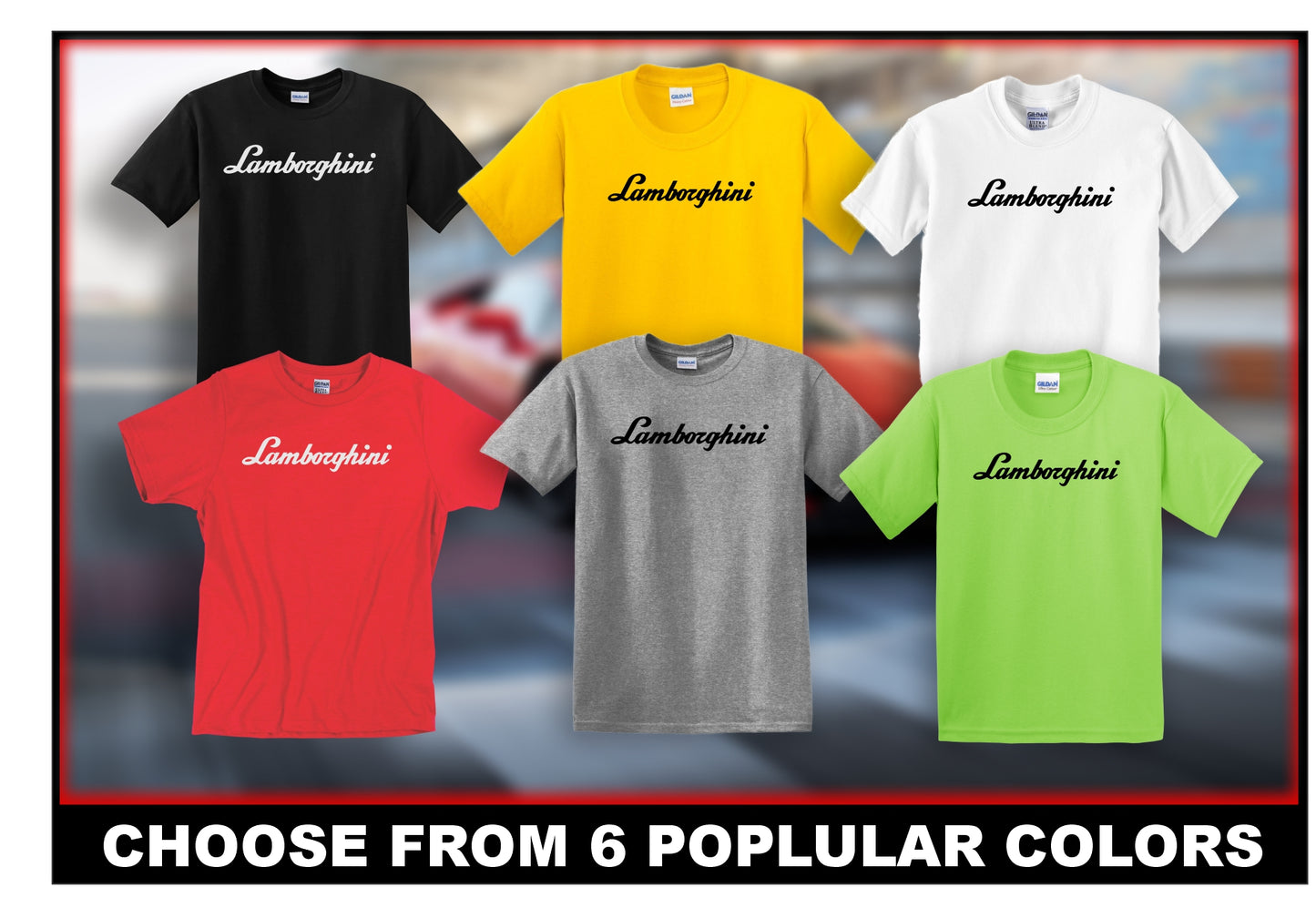 Lamborghini Short Sleeve Cotton T-Shirt