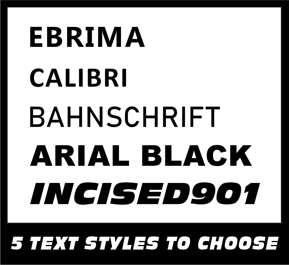 Custom Toolbox Draw Vinyl Decals - Set of 12