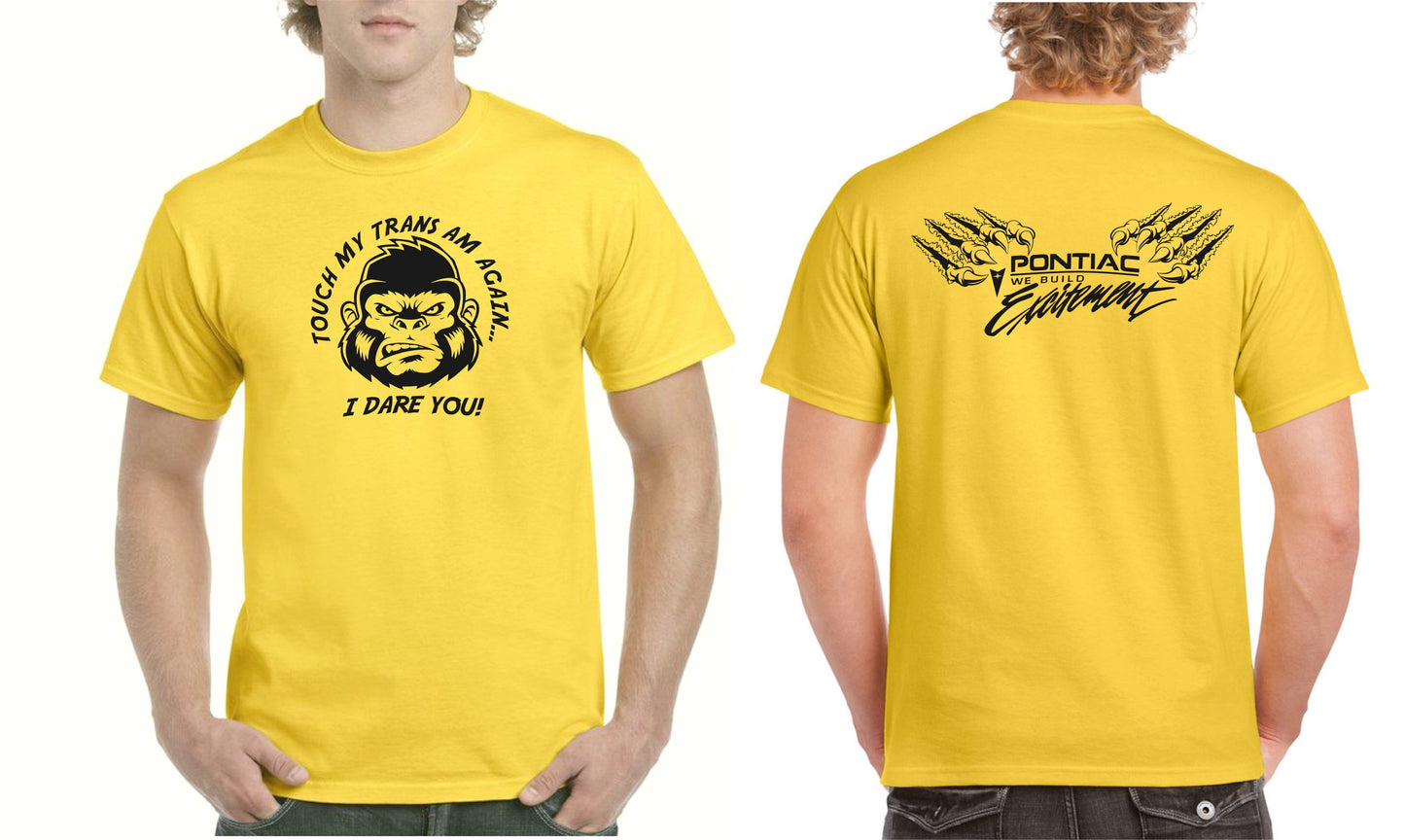 Touch My Trans Am, Gorilla, Preshrunk, Cotton, T-SHIRTS