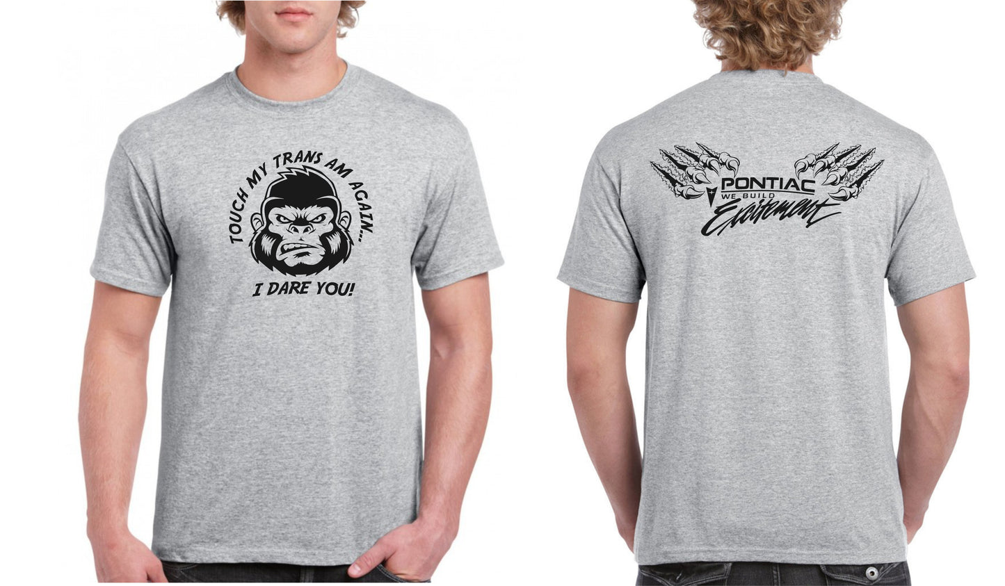 Touch My Trans Am, Gorilla, Preshrunk, Cotton, T-SHIRTS