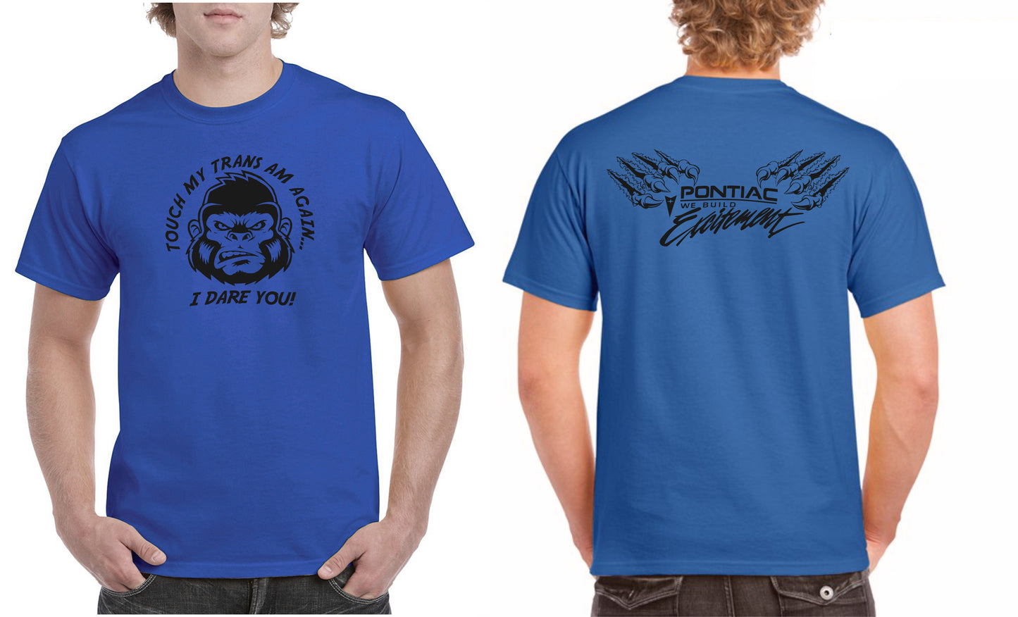 Touch My Trans Am, Gorilla, Preshrunk, Cotton, T-SHIRTS