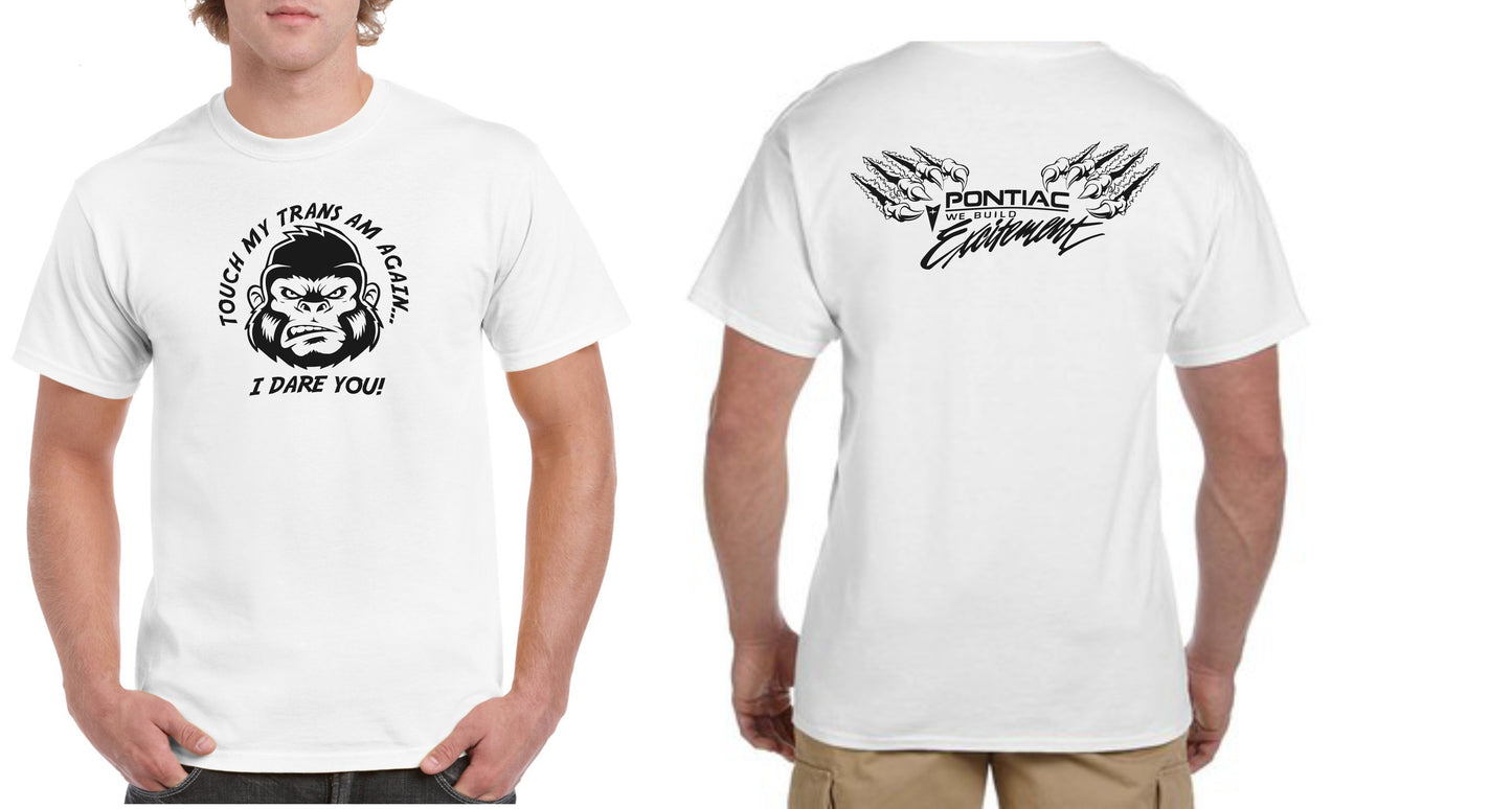 Touch My Trans Am, Gorilla, Preshrunk, Cotton, T-SHIRTS