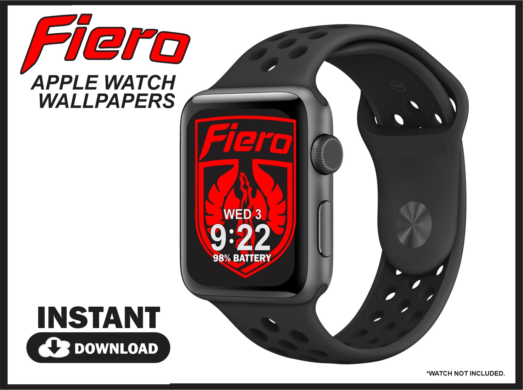 Pontiac Fiero Emblem Digital Download Face for Apple Watch