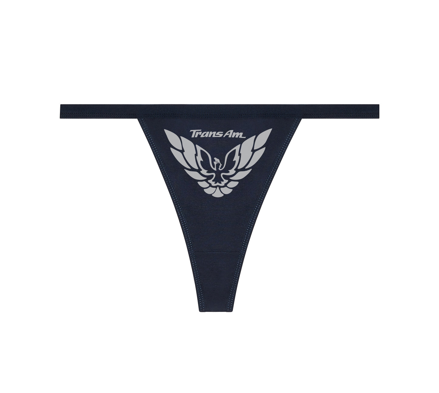 Pontiac, Trans Am, Firebird, Women's Underwear, Black, Cotton, Basic Panties, String Thong, For Her