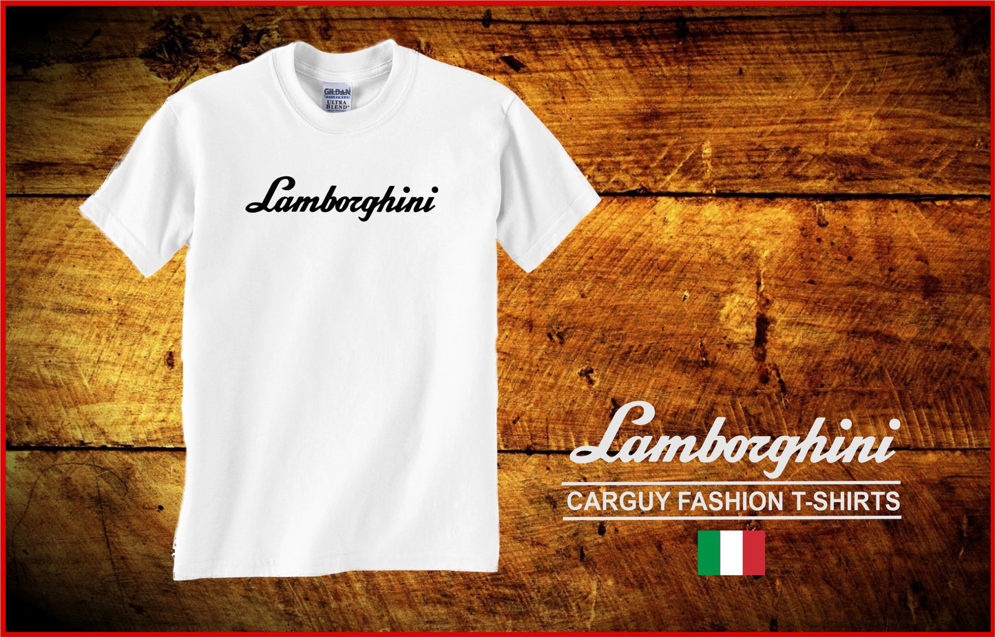 Lamborghini Short Sleeve Cotton T-Shirt