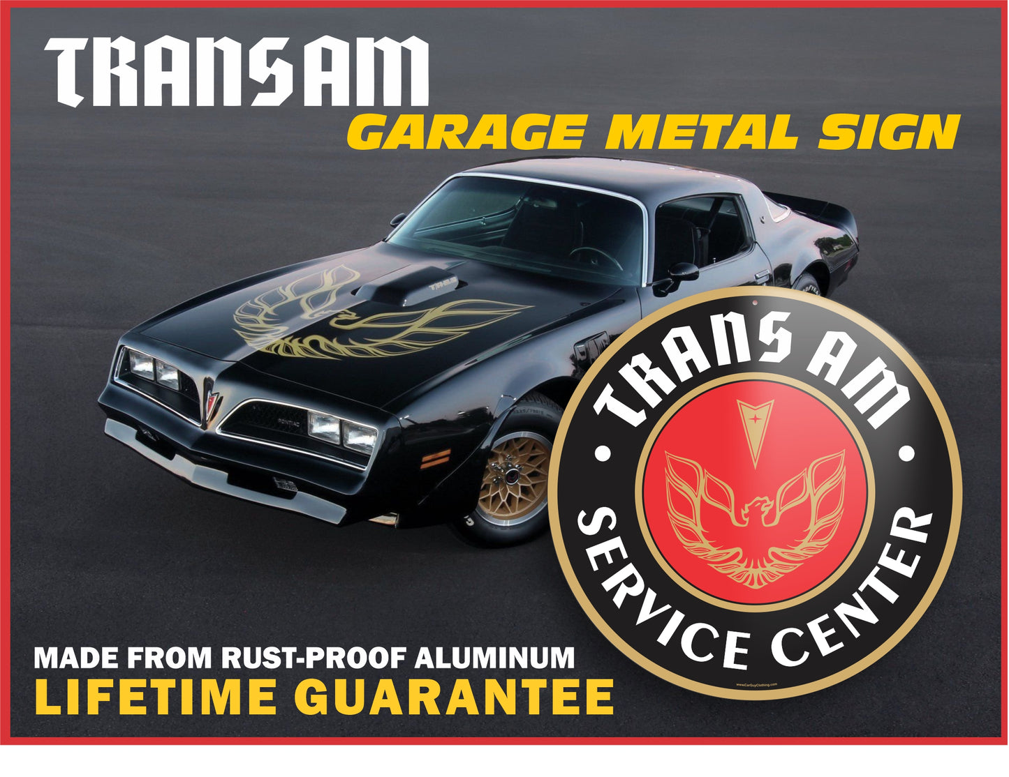 Trans Am Service Wall Sign